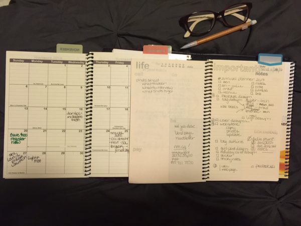 agenda planner